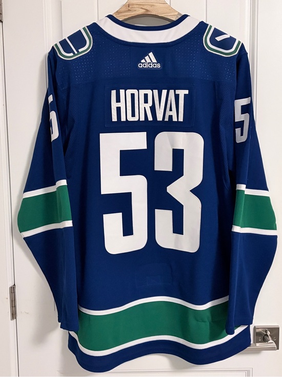 adidas Other - Authentic Adidas Vancouver Canucks Bo Horvat Blue Orca Jersey Size 56 2XL XXL